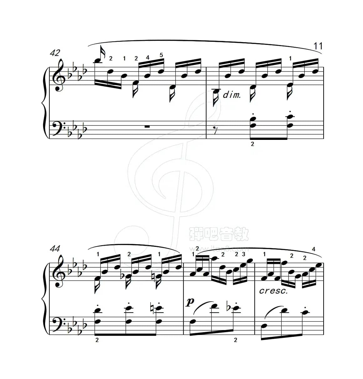 练习曲 57（克拉莫钢琴练习曲60首）