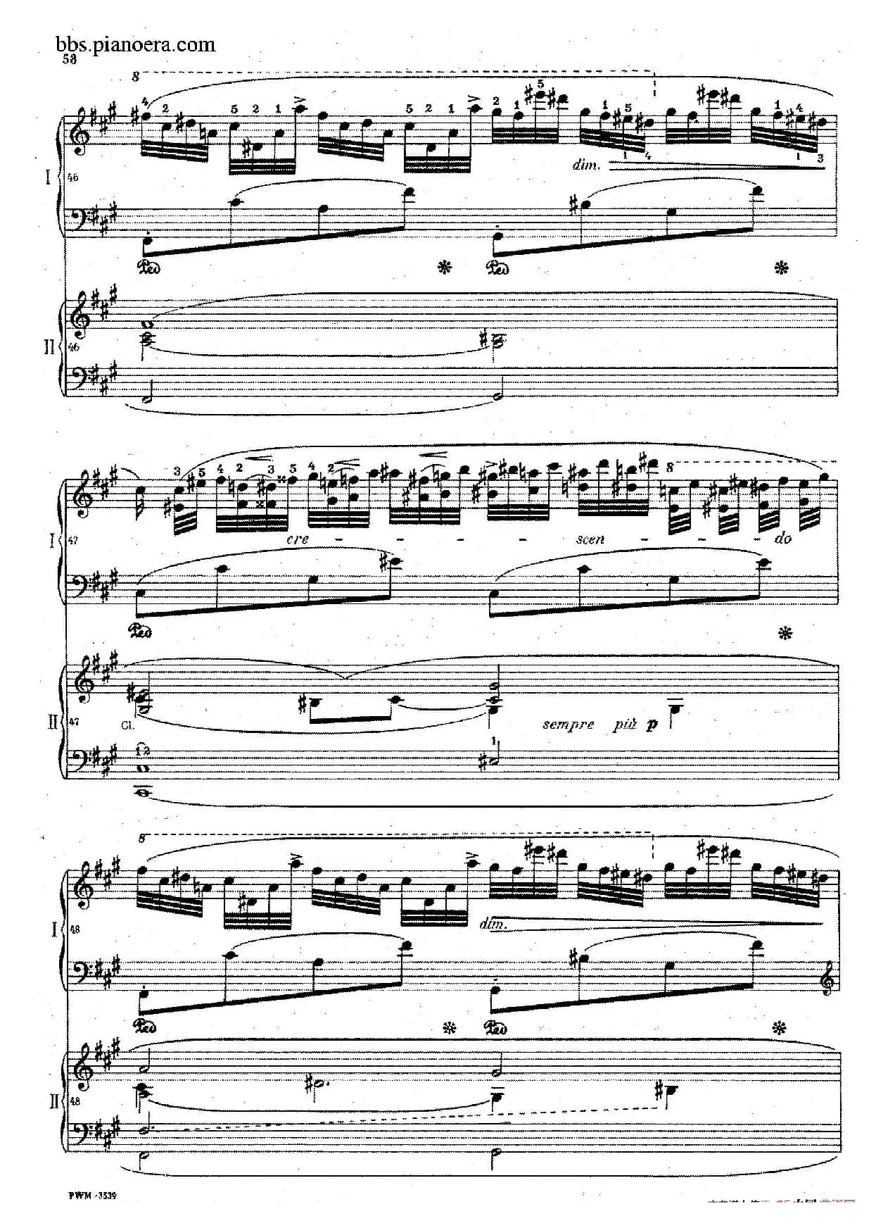 Grand Fantasy on Polish Airs Op.13（华丽的波兰民歌幻想曲·双钢琴版）