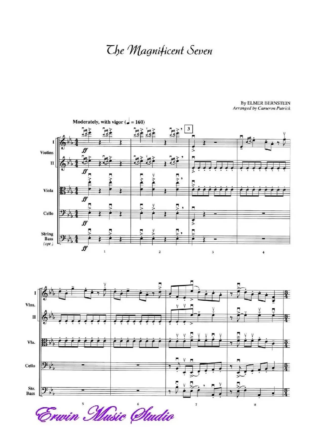 The Magnificent Seven（弦乐五重奏）