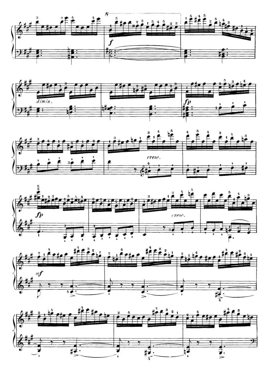 40首车尔尼Op.299钢琴快速练习曲（NO.23）