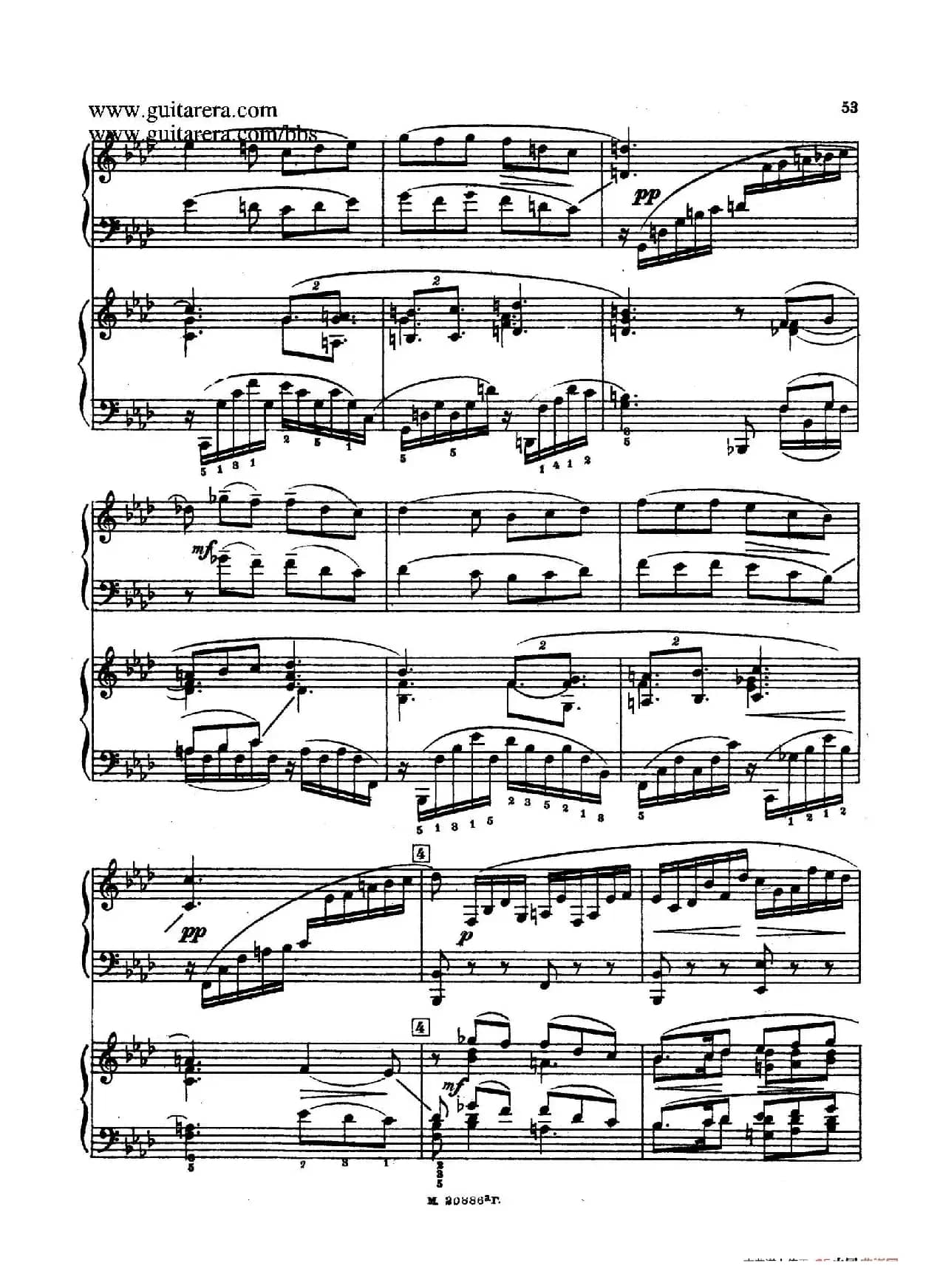 第二双钢琴组曲 Suite for Two Pianos No.2 Op.17（3. 浪漫曲 Romance）