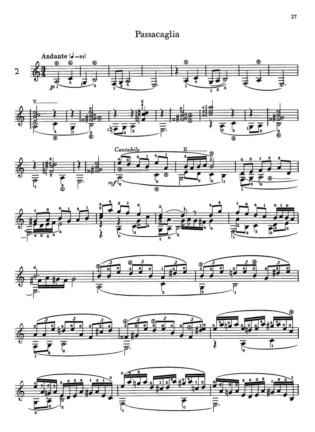 Joaquin Rodrigo Music for Guitar（罗德里戈吉他音乐P22-35）（古典吉他）