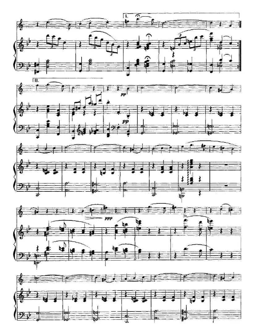 音乐会圆舞曲（小号+钢琴伴奏）