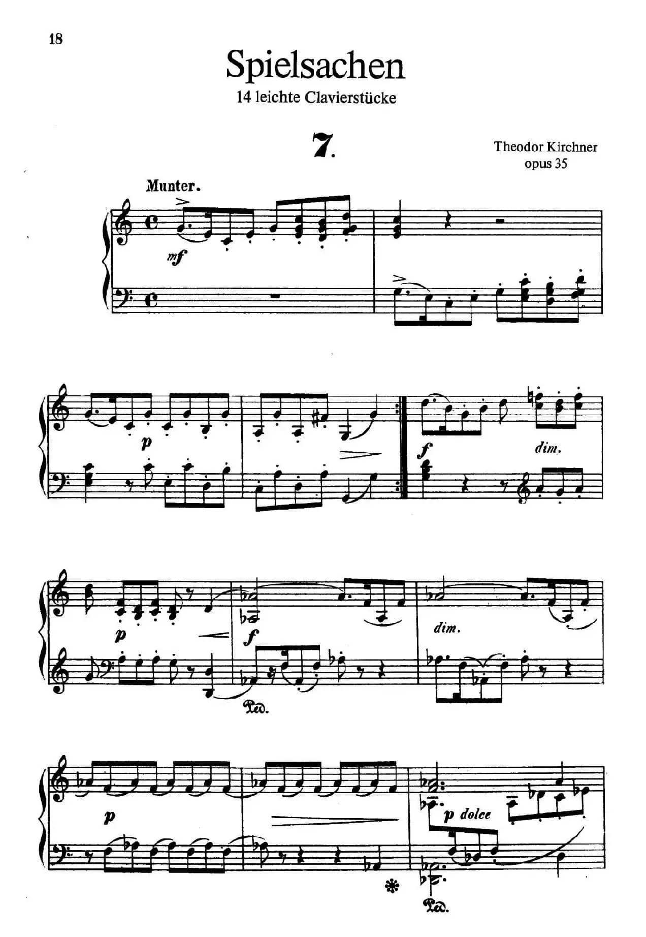 Spielsachen Op.35（玩具·8）