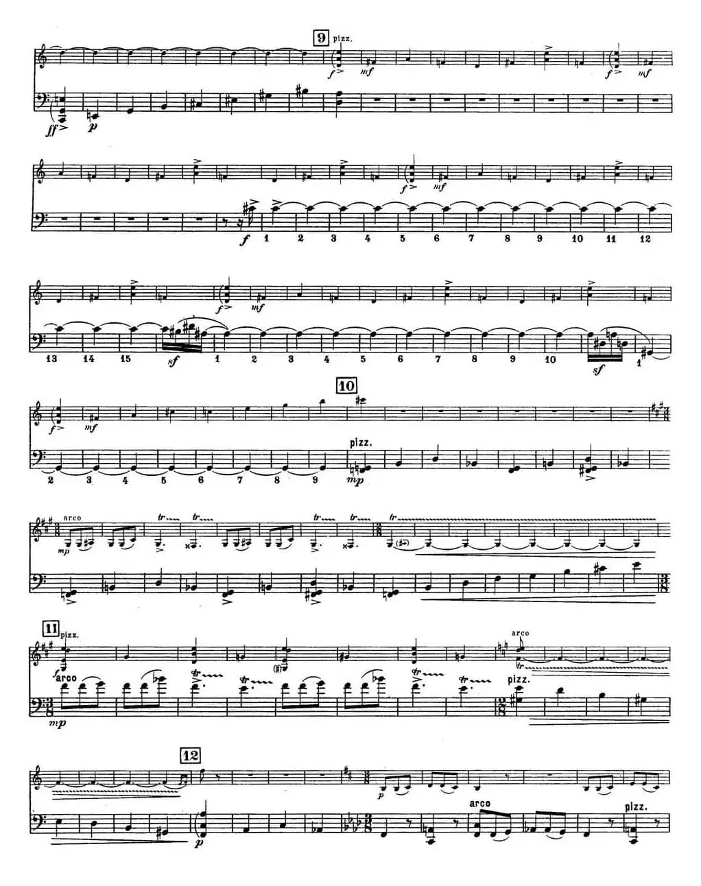 Sonate（小提琴+大提琴）