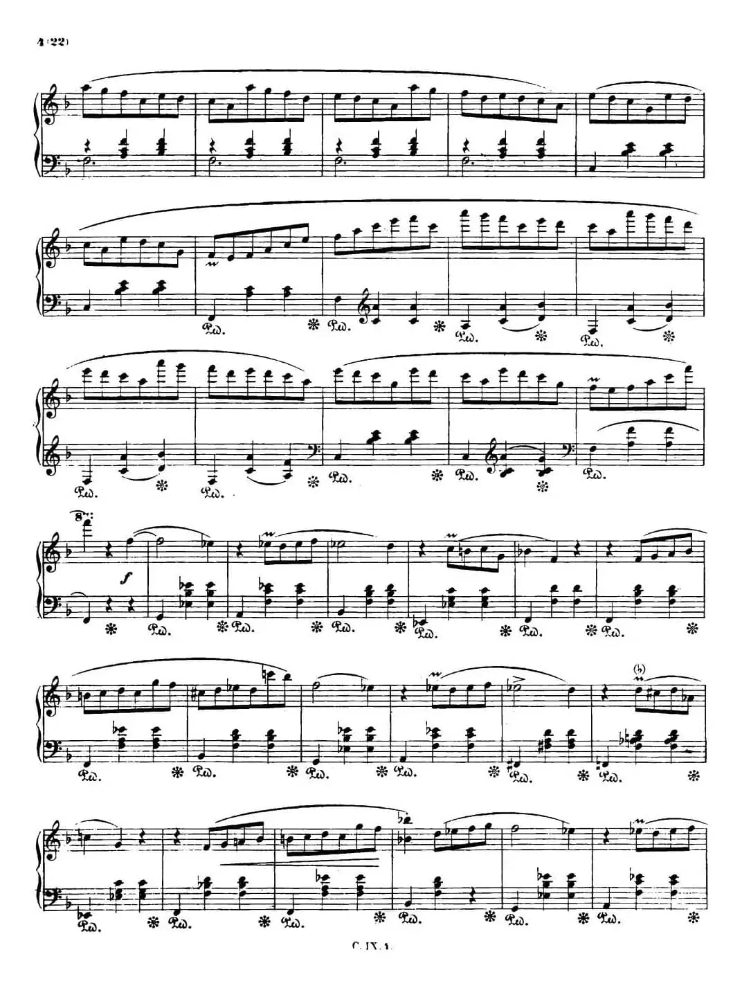 Valse brillante Op34 No3（F大调华丽圆舞曲Op.34-3）