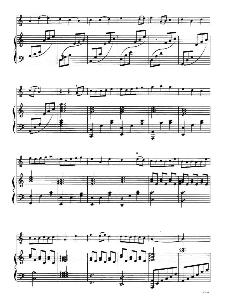 落地开花（小提琴+钢琴伴奏）