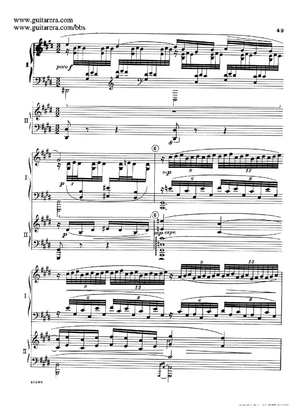 Piano Concerto Op.38（钢琴协奏曲·双钢琴·第二乐章）