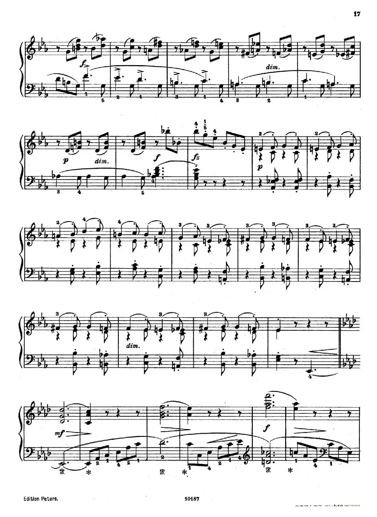 Akvareller Op.19（水彩画 6. 随想曲）