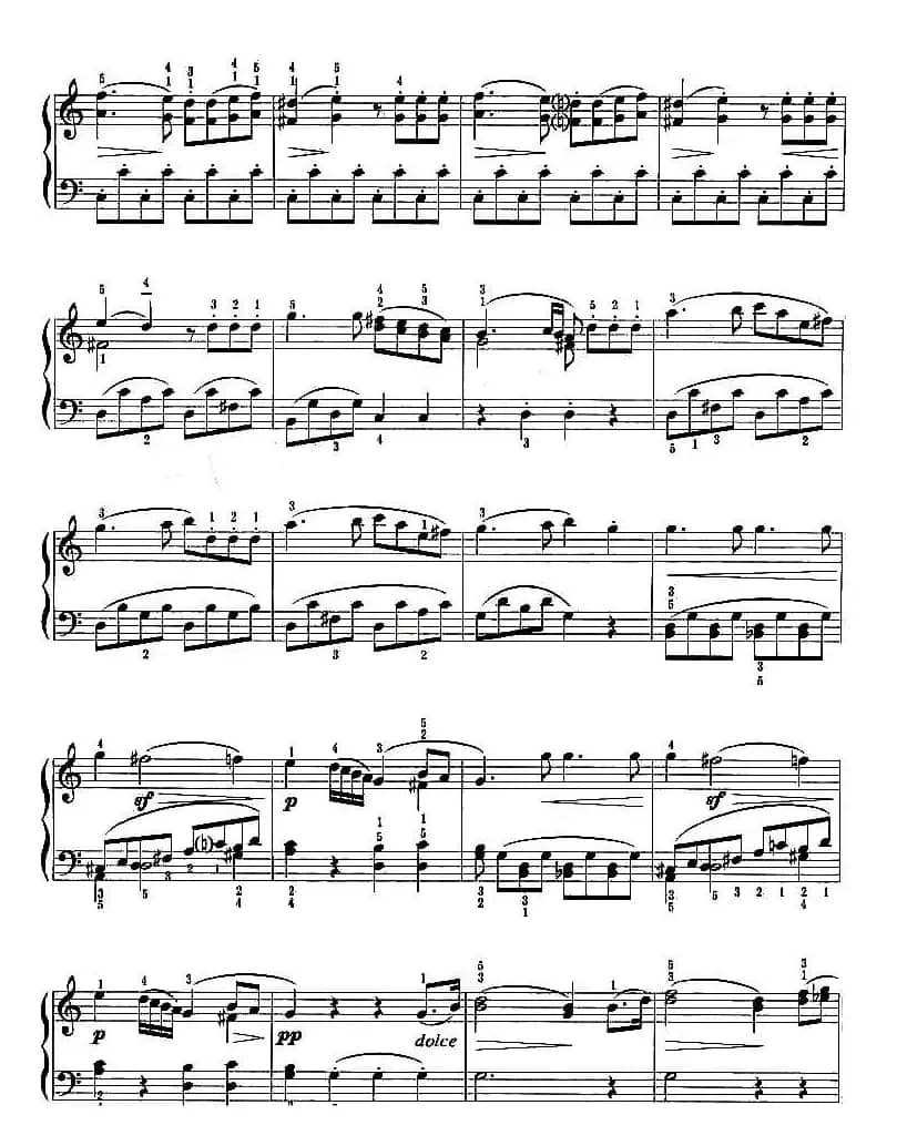 小奏鸣曲（韦伯作曲版）