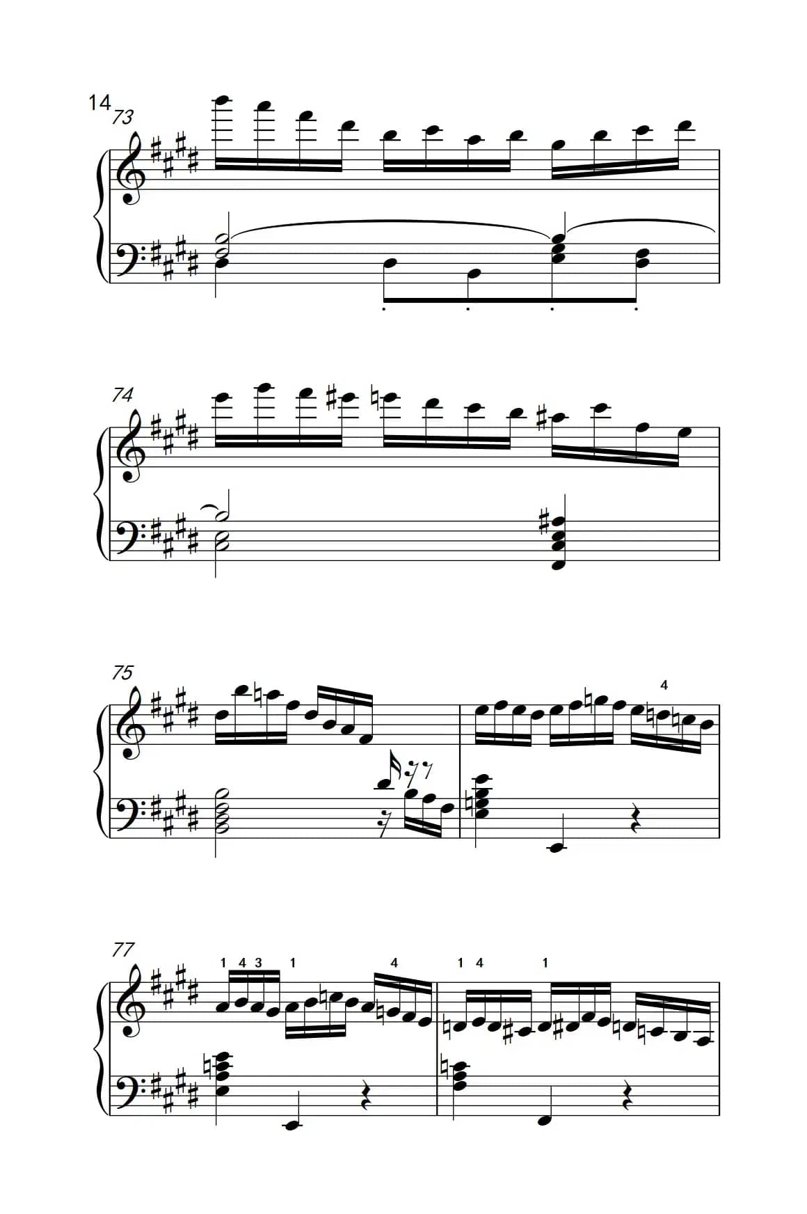 莫什科夫斯基 钢琴练习曲（第一首）