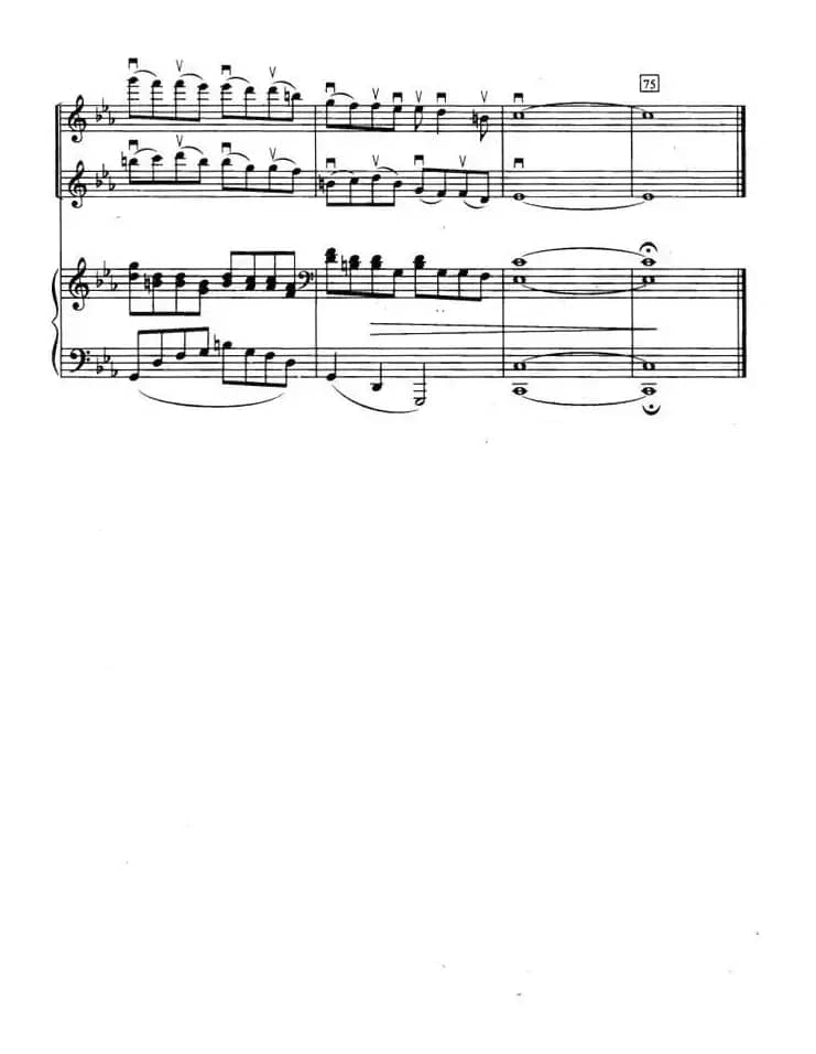 为了你（选自《冬日恋歌》）（小提琴二重奏+钢琴伴奏）