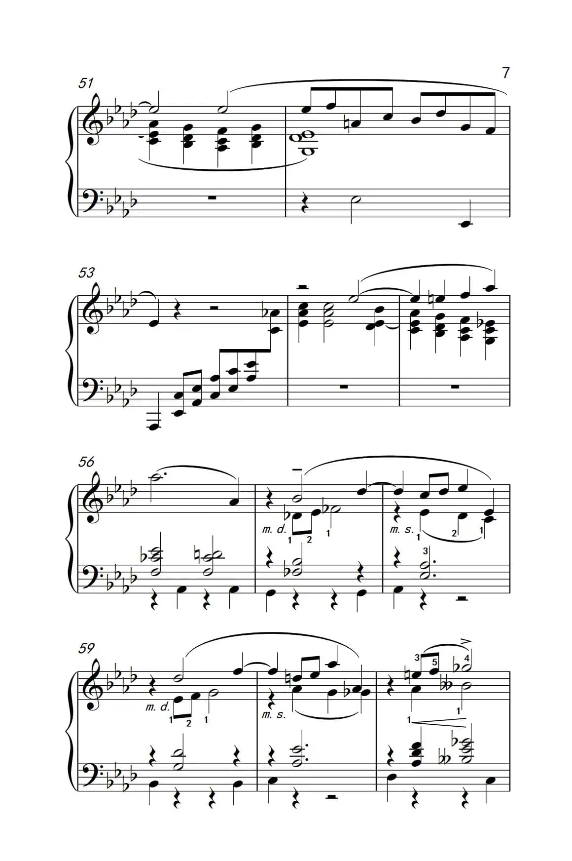 莫什科夫斯基 钢琴练习曲（第十三首）