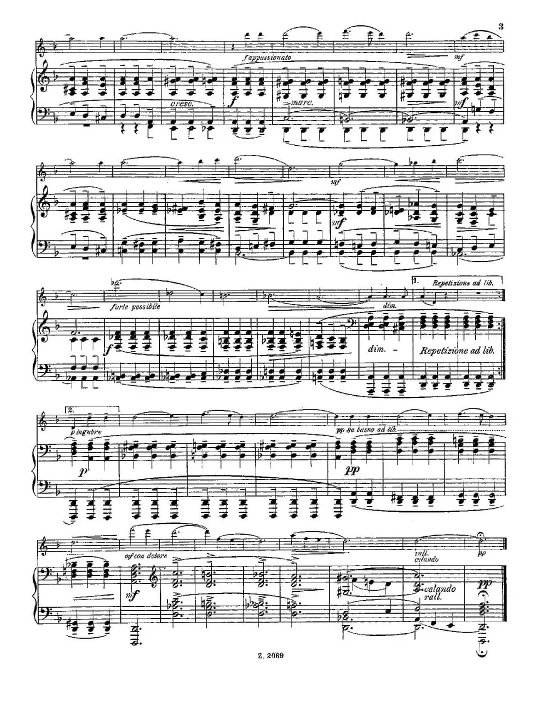 Elegie（Op.55 No.1）