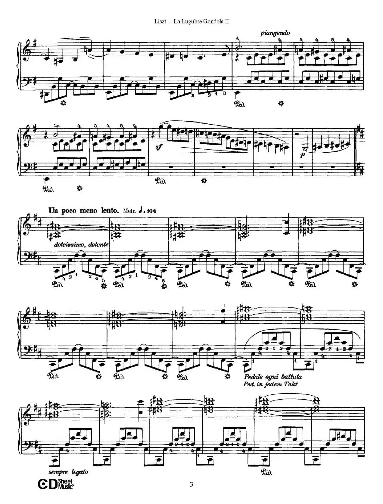 La Lugubre Gondola S.200（Ⅱ）