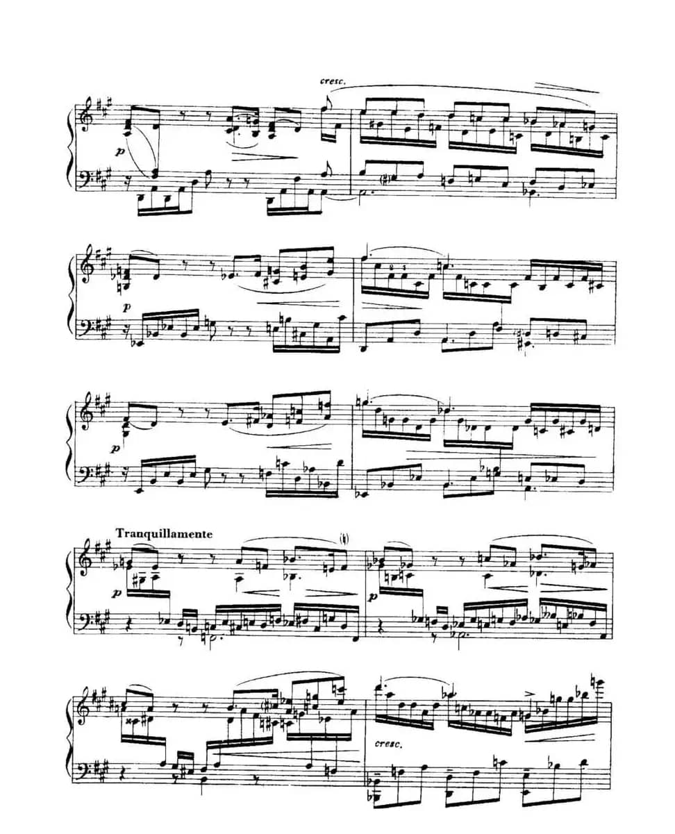 福雷13首船歌：Barcarolle No·5 in F-sharp min, Op·66