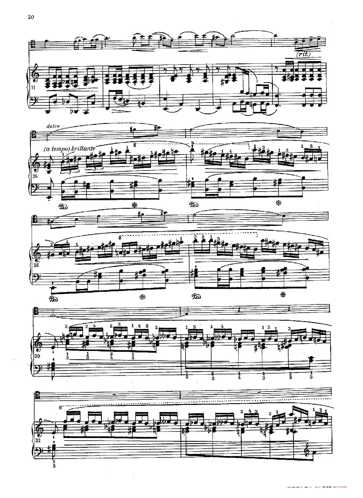 C大调引子与华丽的波兰舞曲（为大提琴与钢琴而作）