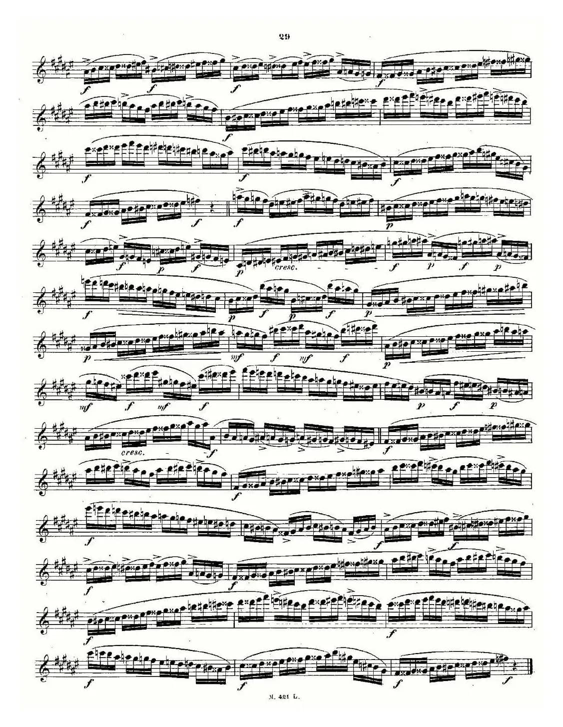 24首长笛练习曲 Op.15 之11—15