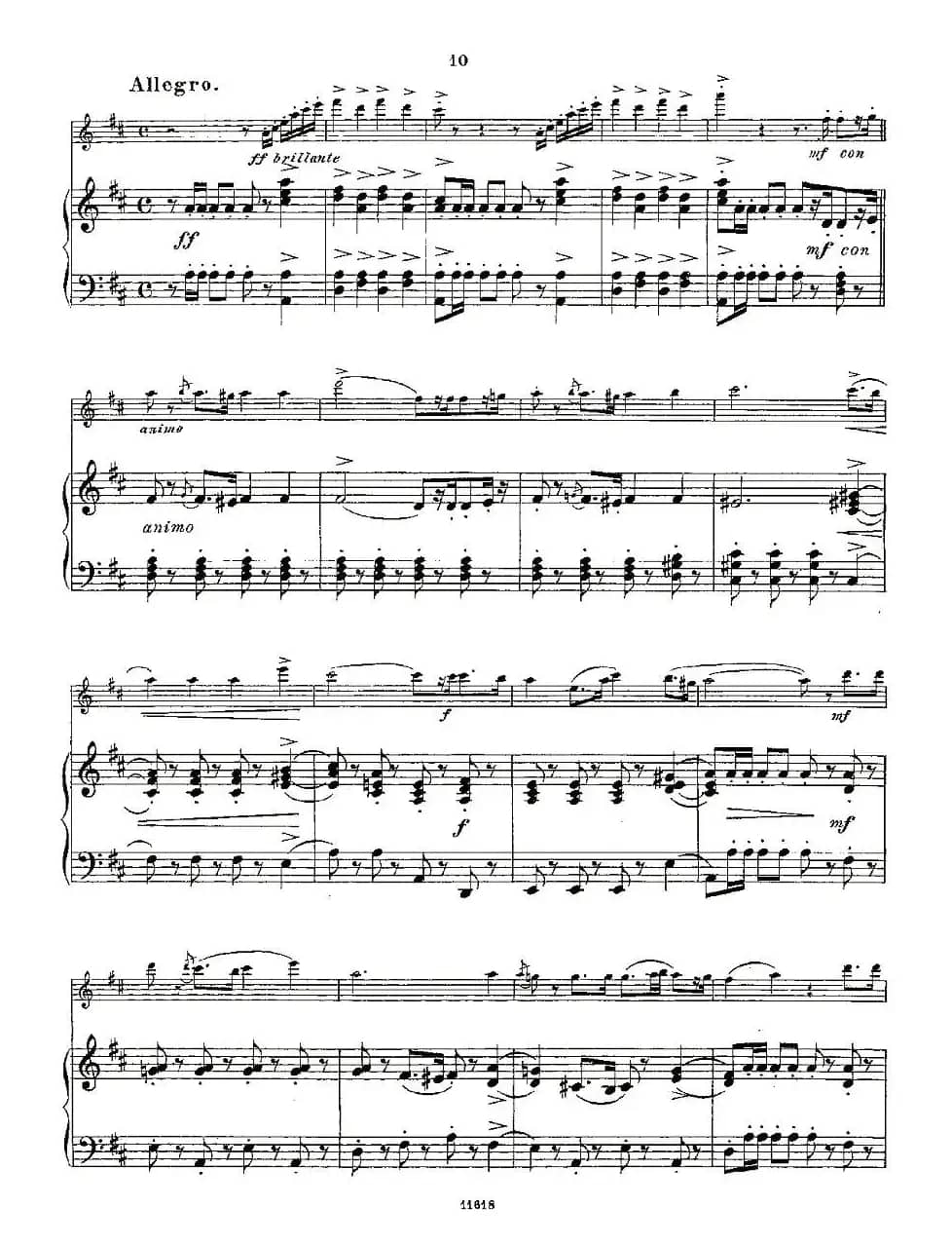 Opern-Transcriptionen.Op.45-3（长笛+钢琴伴奏）