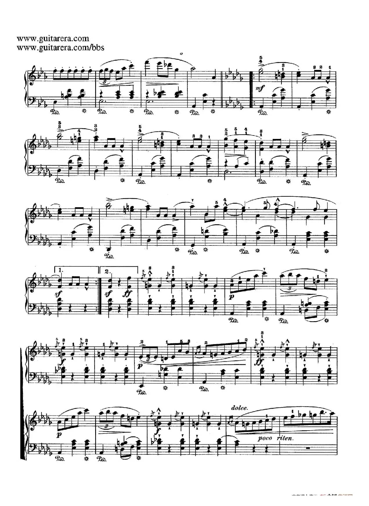 Grande Valse Brillante in E-flat Major Op.18 （降E大调华丽辉煌圆舞曲）