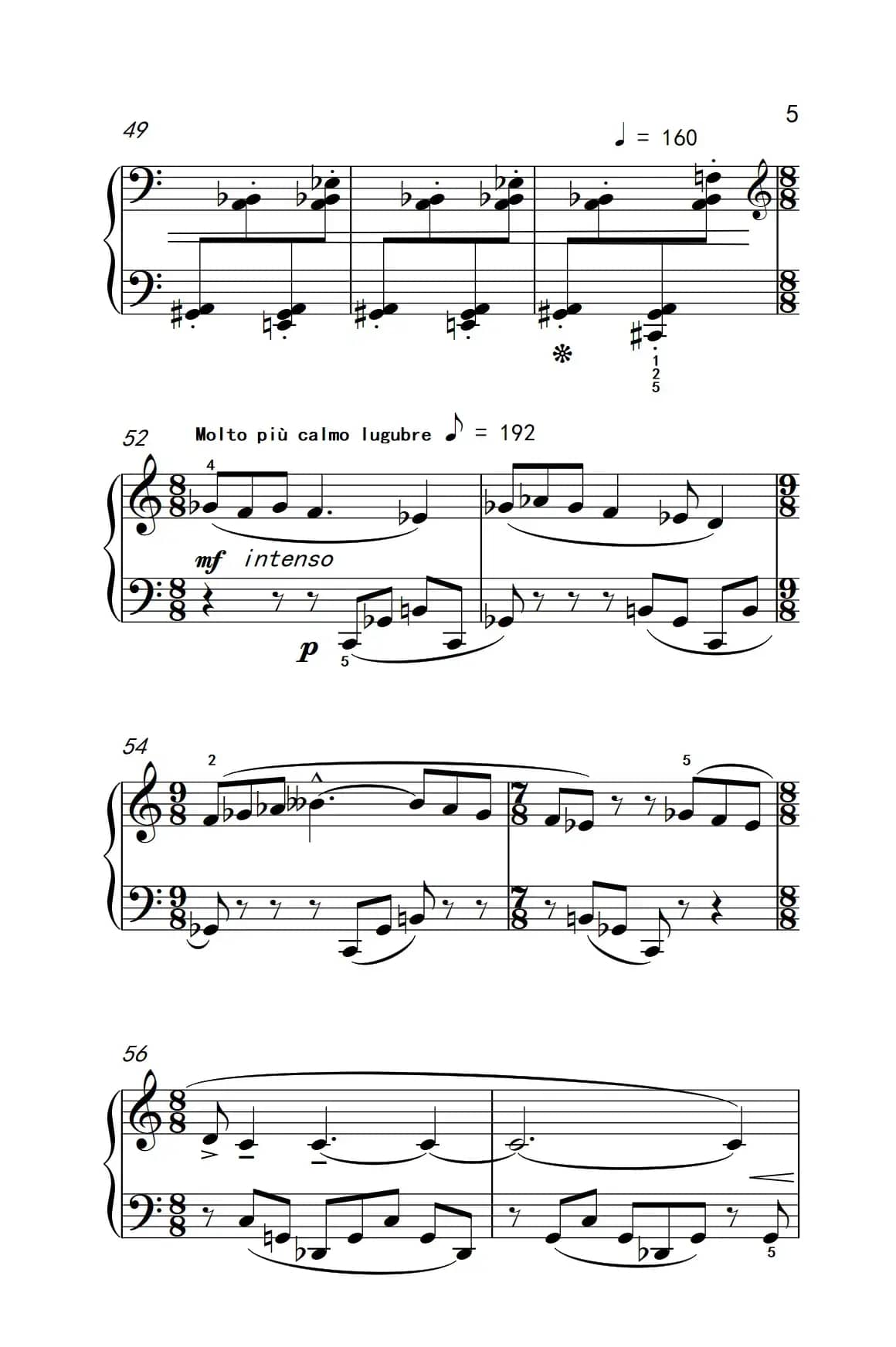 自由变奏（巴托克 小宇宙 钢琴教程 6）