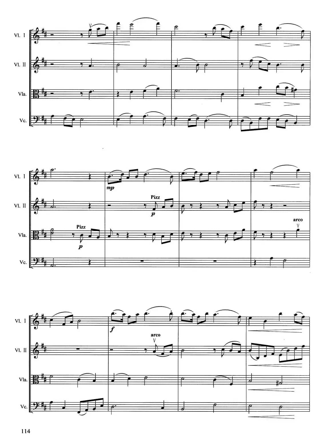 夜月（弦乐四重奏）