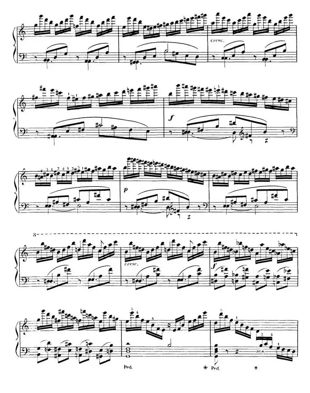 15 Etudes de Virtuosité Op.72 No.5（十五首钢琴练习曲之五）