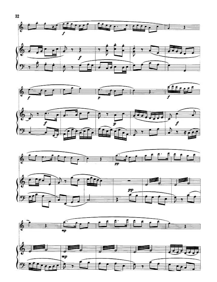 牧童短笛（A段）（口琴+钢琴伴奏）