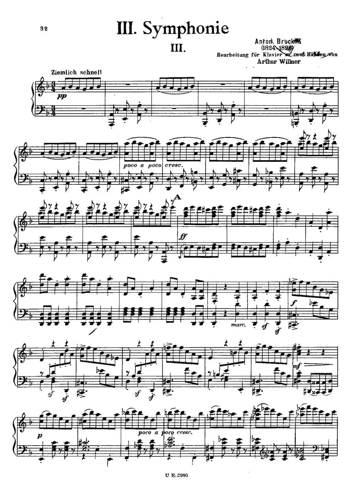 Symphony No.3 in d Minor - Solo Piano（d小调第三交响曲·钢琴独奏版·Ⅲ）