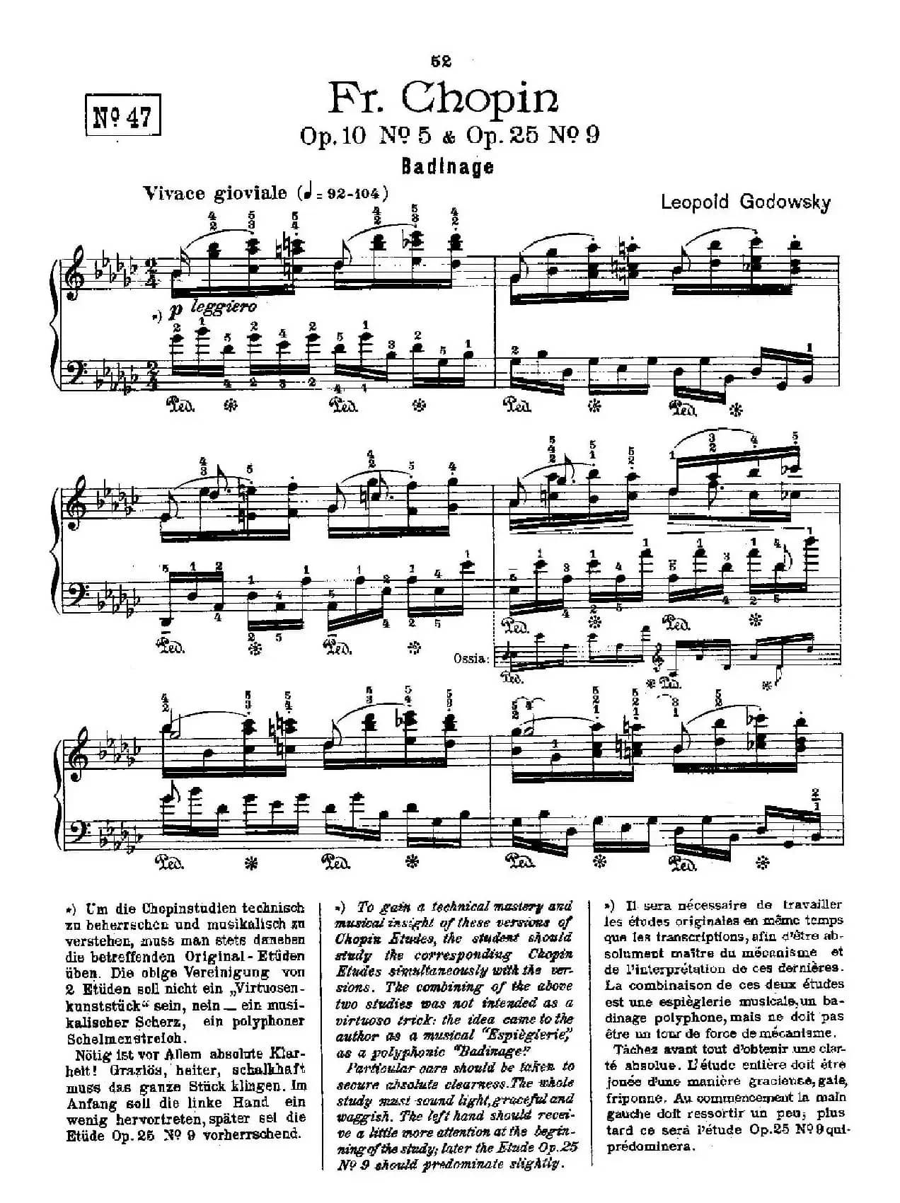 53首改编练习曲（No.47）