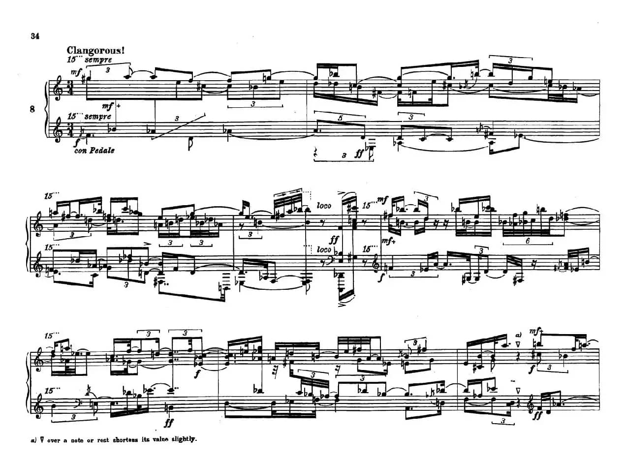 12 Etudes for Piano（博尔科姆12首钢琴练习曲·10）