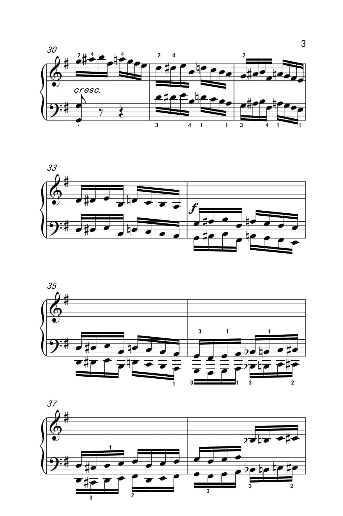 第九级2.G大调奏鸣曲 第一乐章 Op.31 No.1（中央音乐学院 钢琴（业余）考级教程 7-9级）