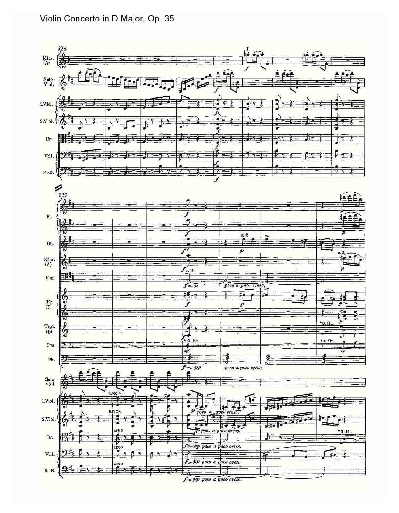 D大调小提琴协奏曲, Op.35第三乐章（一）