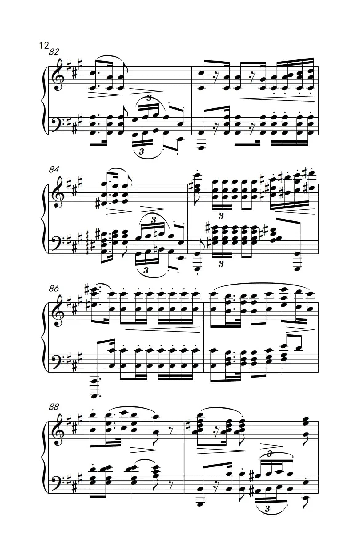 bA大调波兰舞曲