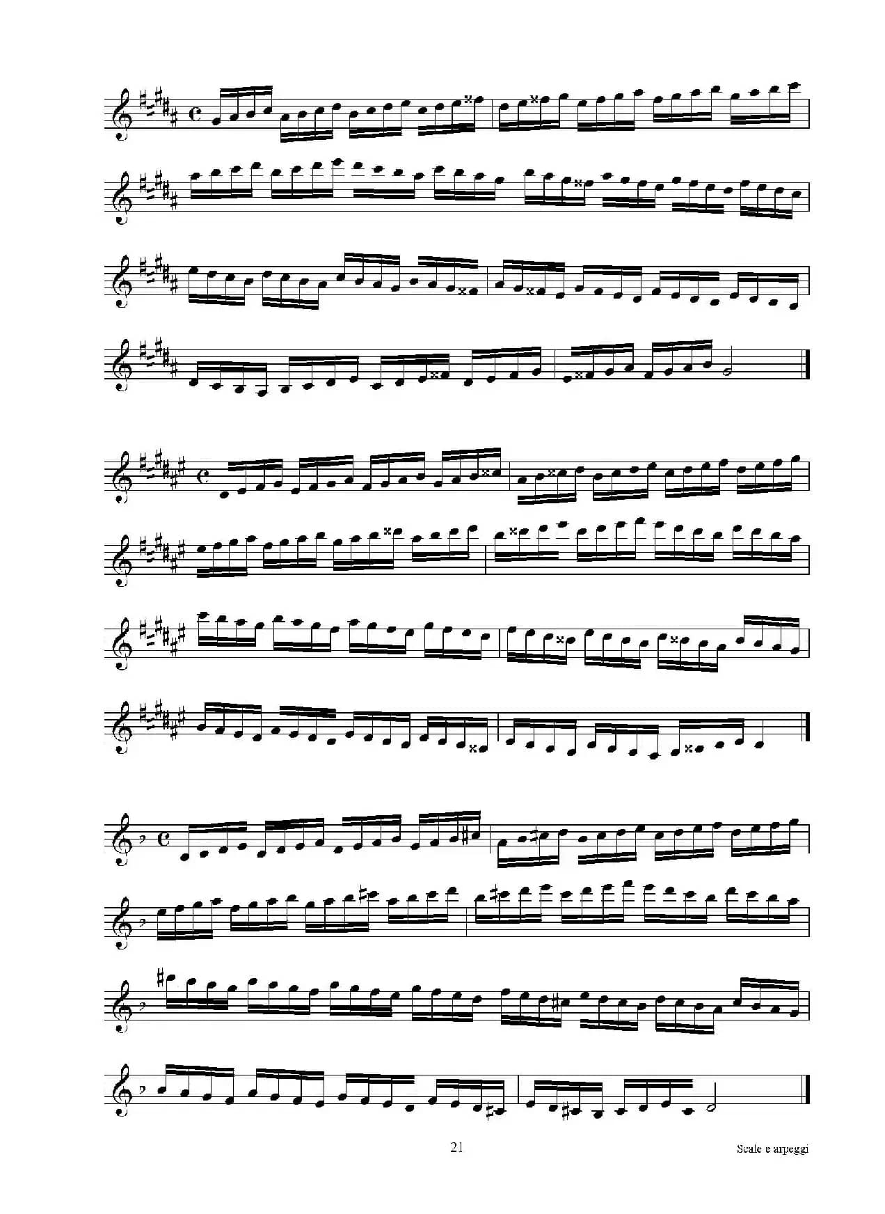 实用的萨克斯音阶练习曲集（P16——30）