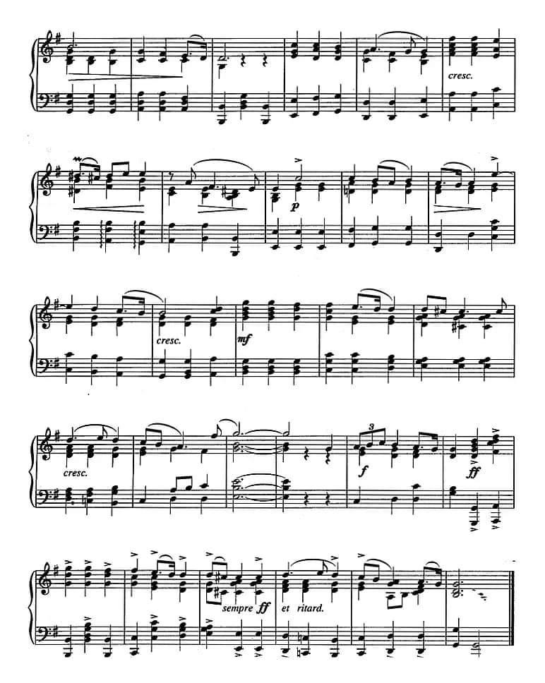 不可不弹的世界钢琴名曲：广板