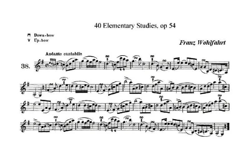 40首小提琴初级技巧练习曲之38