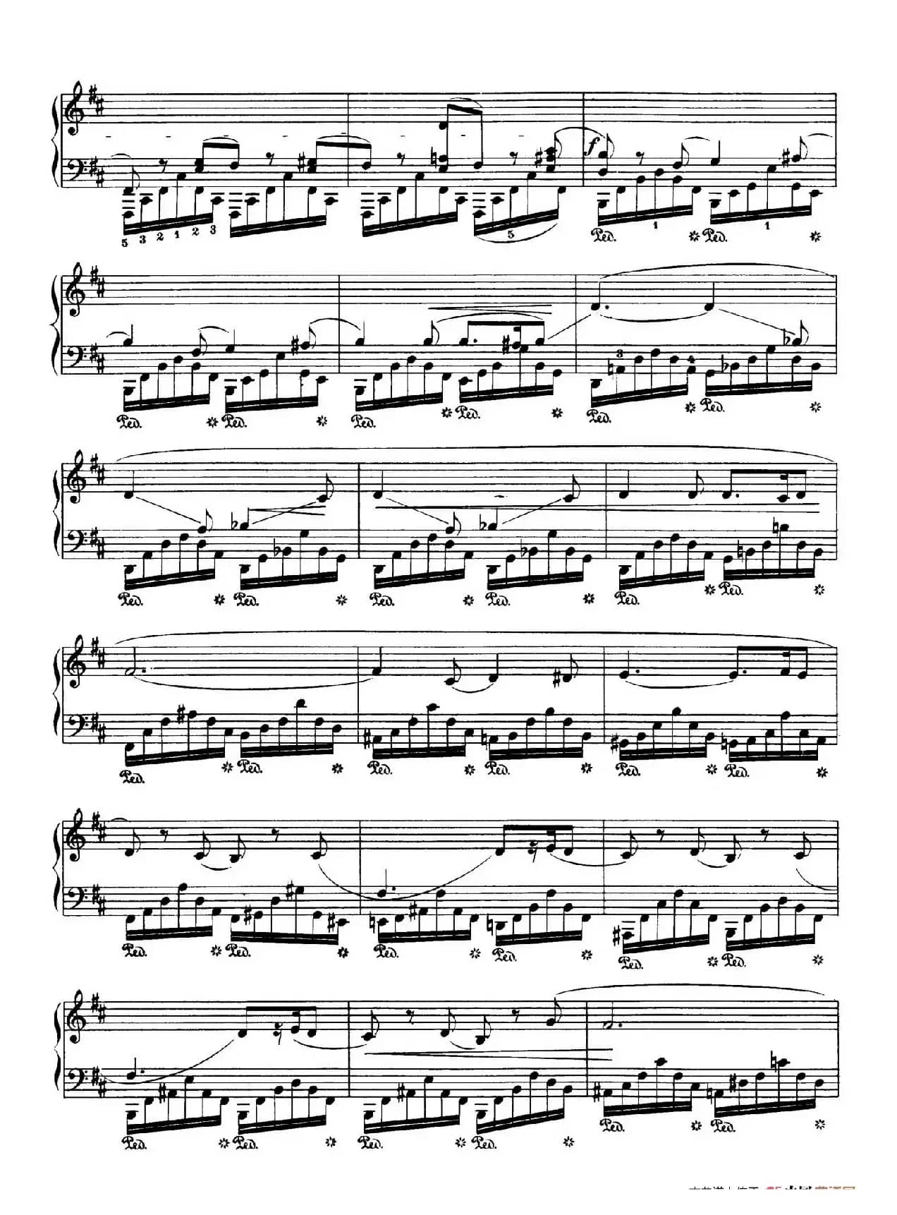 Piano Sonata No.3 in b Minor Op.58（b小调第三钢琴奏鸣曲·第四乐章）