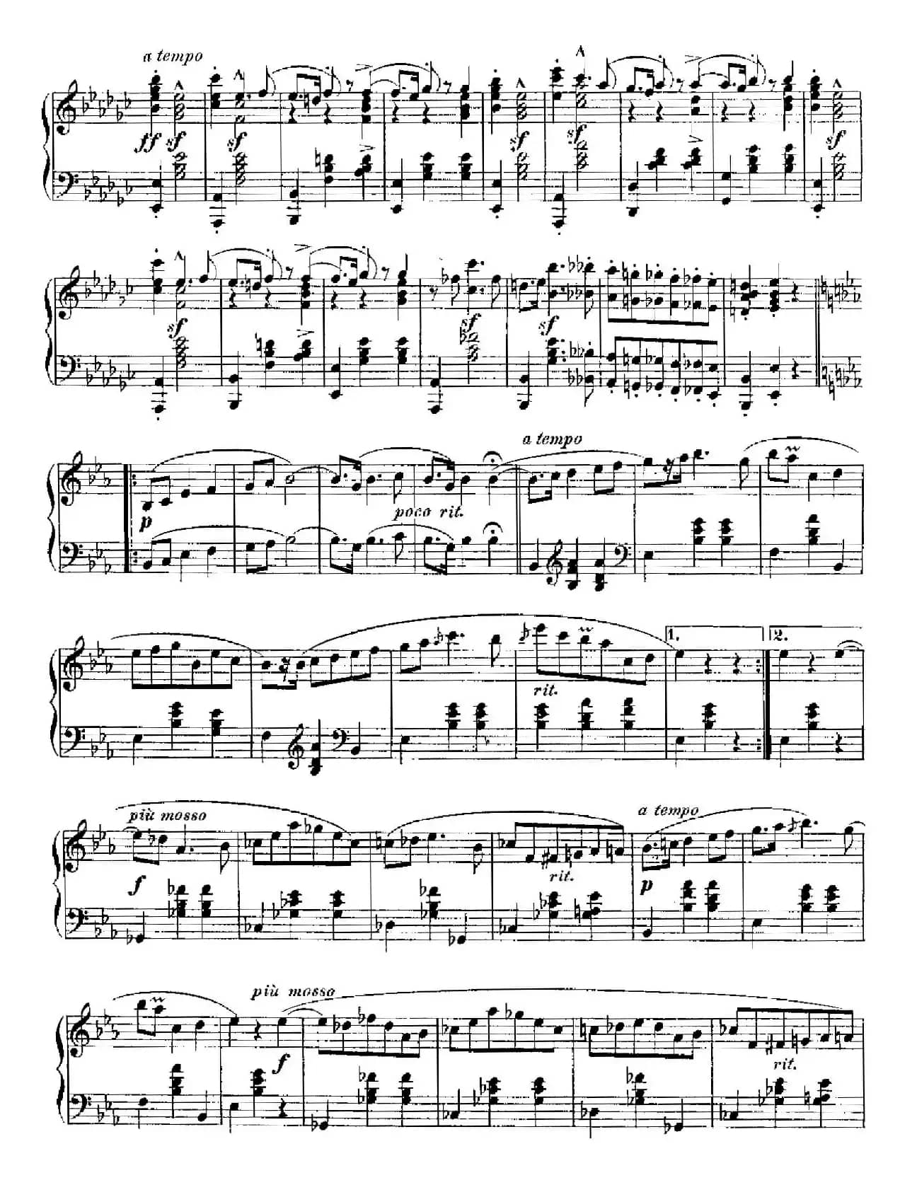Five Polish National Dance Op.3（5首波兰民族舞曲 No.1）