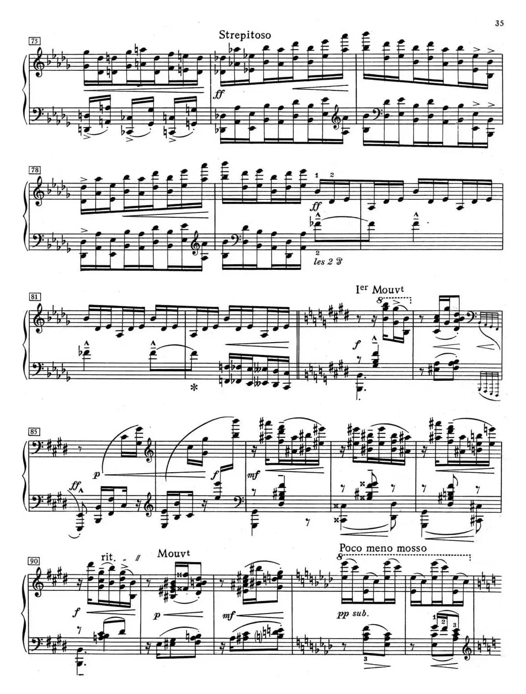 德彪西12首钢琴练习曲（5 八度练习v1.0 octaves）