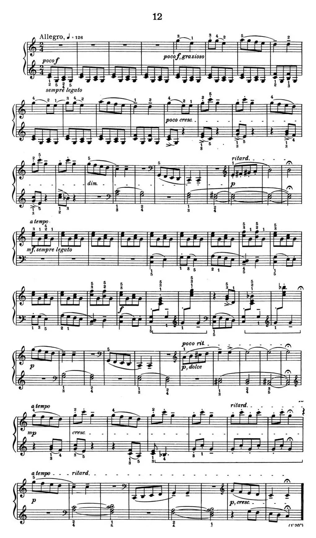 For Children Sz.42（献给孩子们·12）