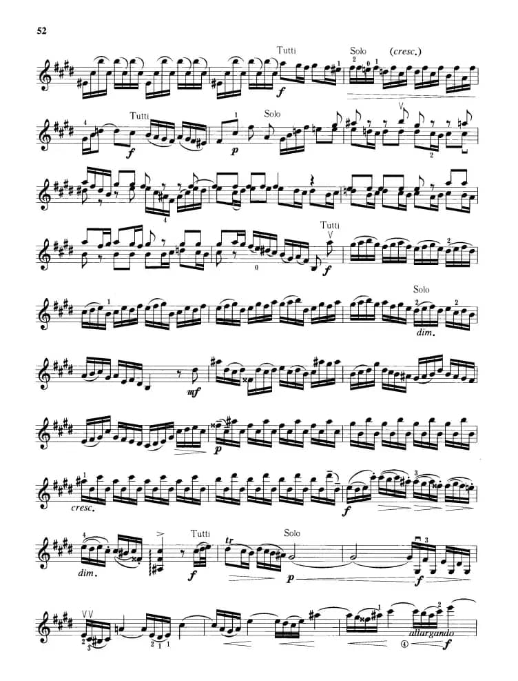 E大调第二协奏曲