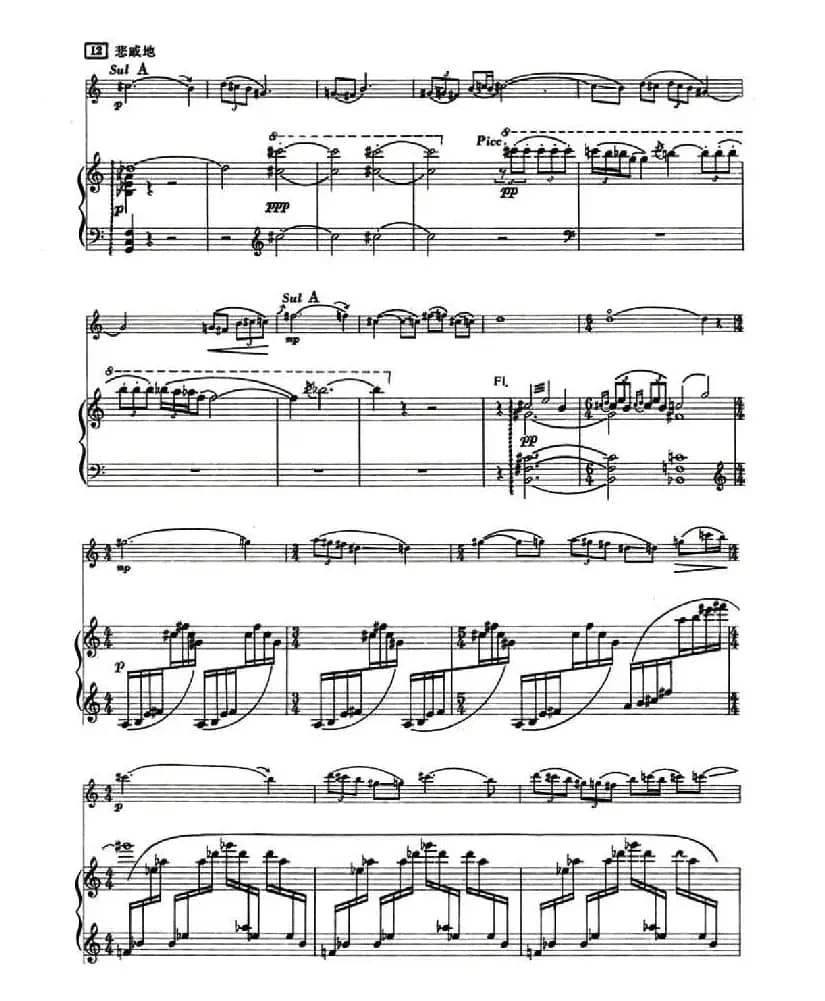 山之女（小提琴+钢琴伴奏）