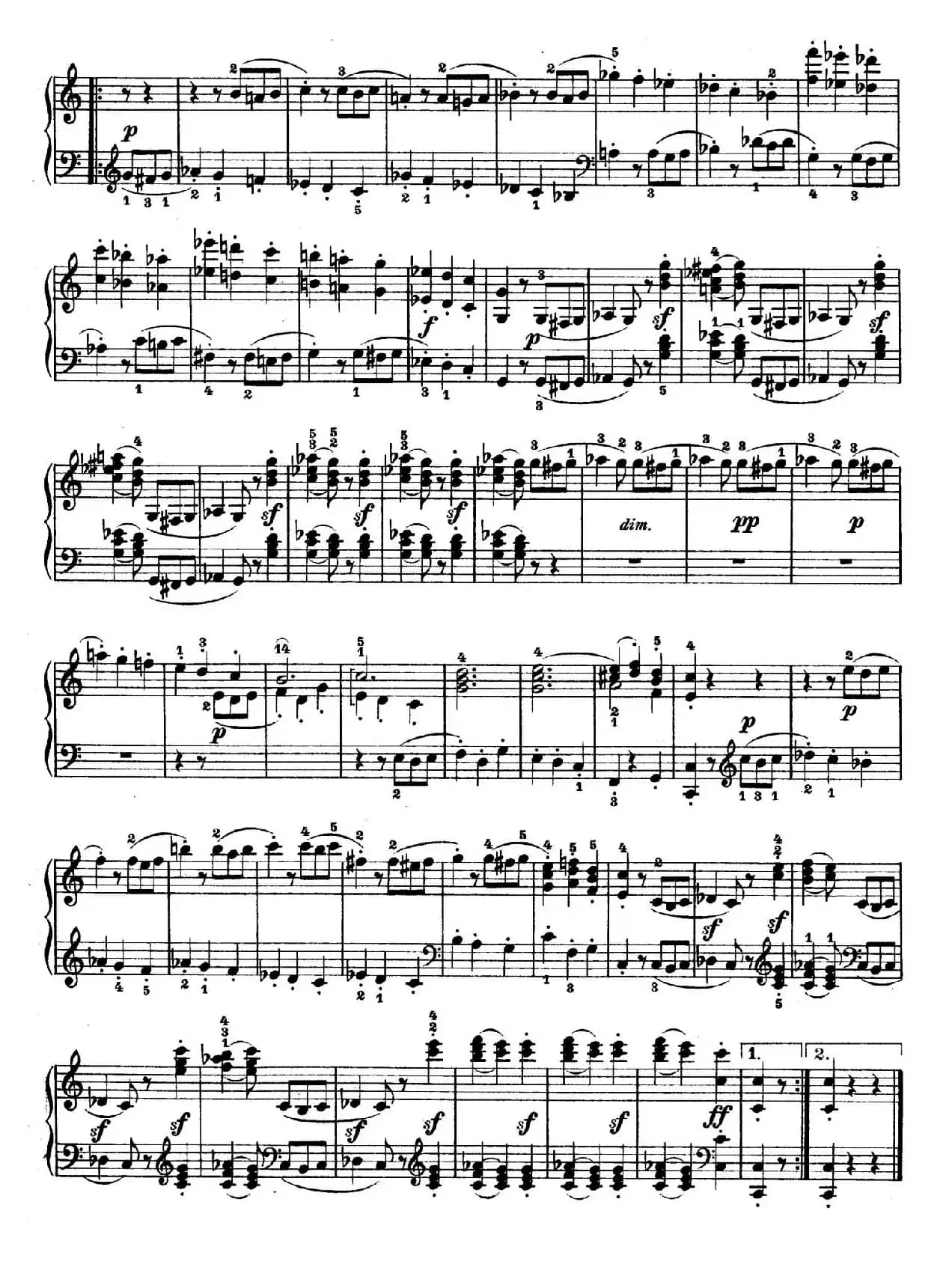 Piano Sonata in C Op.2 No.3（C大调第三钢琴奏鸣曲）
