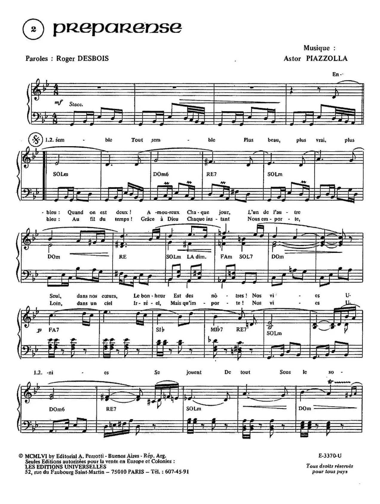 Piazzolla合集：2、Preparense