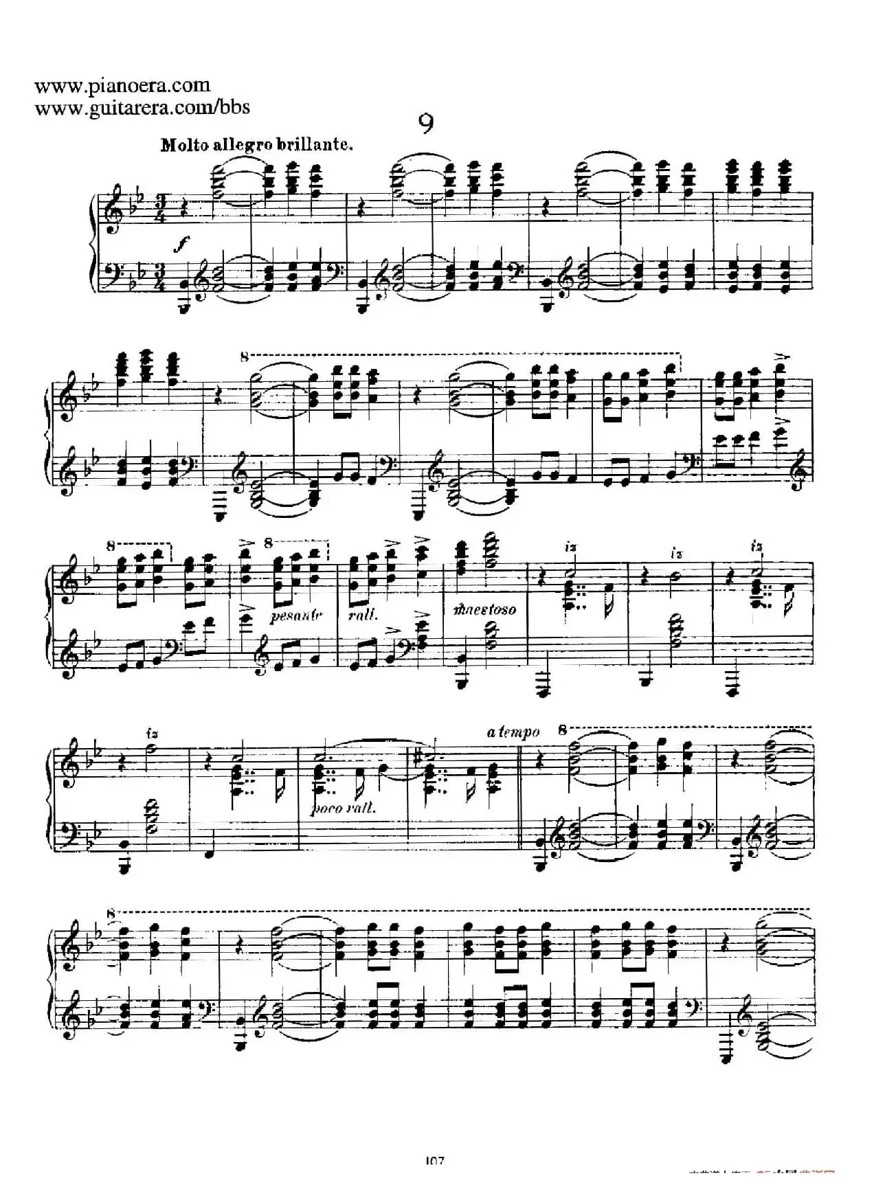 12 Spanish Danses Op.37(12首西班牙舞曲·9)