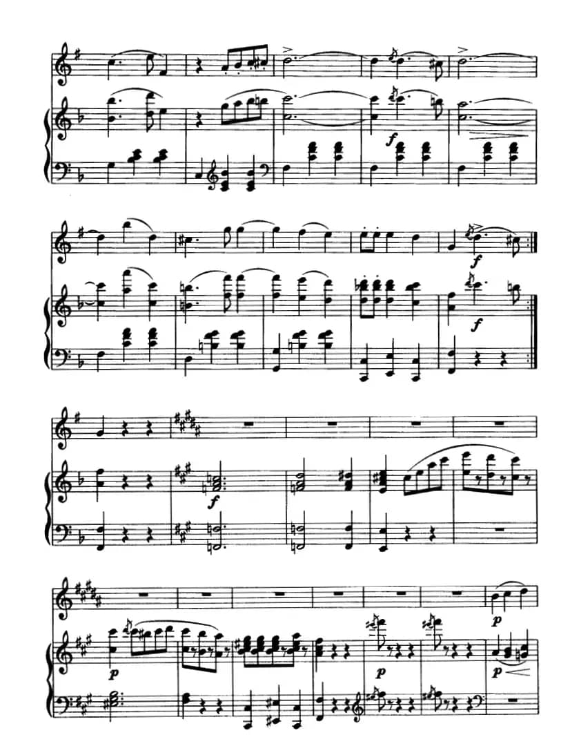 蓝色的多瑙河圆舞曲（降B小号独奏）