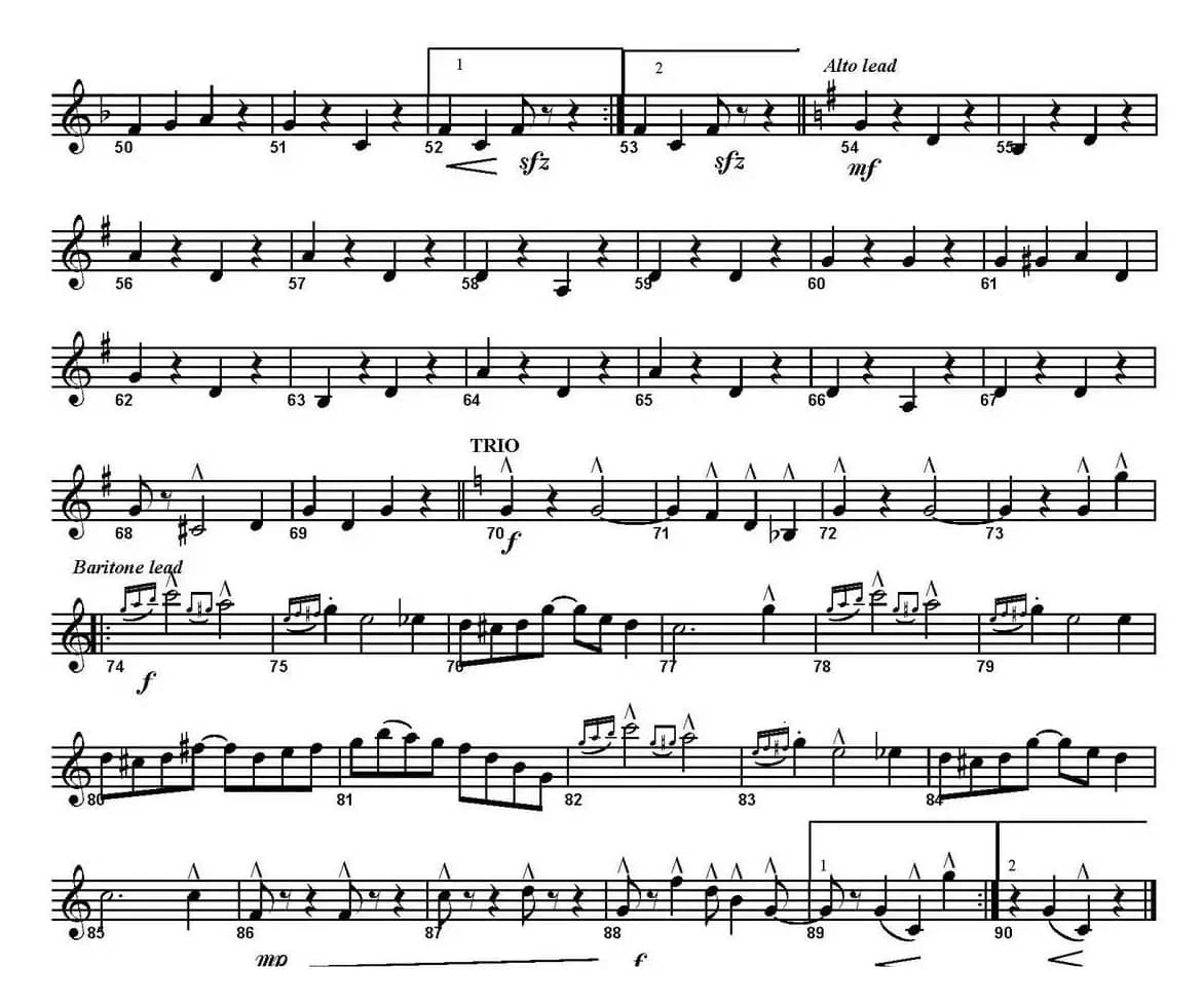 SAXOPHOBIA（四重奏·上低音萨克斯分谱）