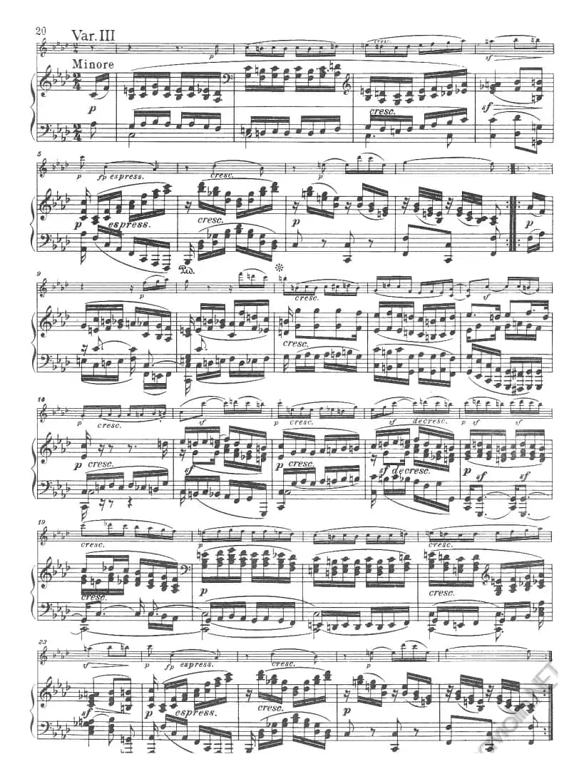 献给好友鲁道尔夫·克鲁采：奏鸣曲（A大调、小提琴+钢琴伴奏）