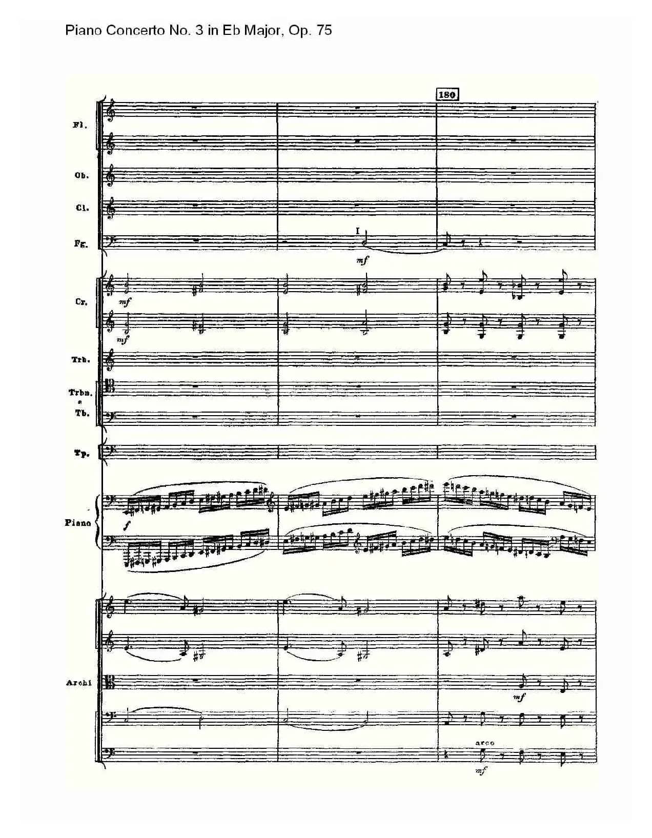 Piano Concerto No.3 in Eb Major, Op.75(Eb大调第三钢琴协奏)